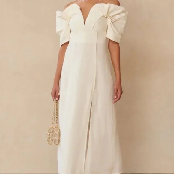 Cult Gaia Muna Dress Off-White Size 4 - Picture 1 of 11